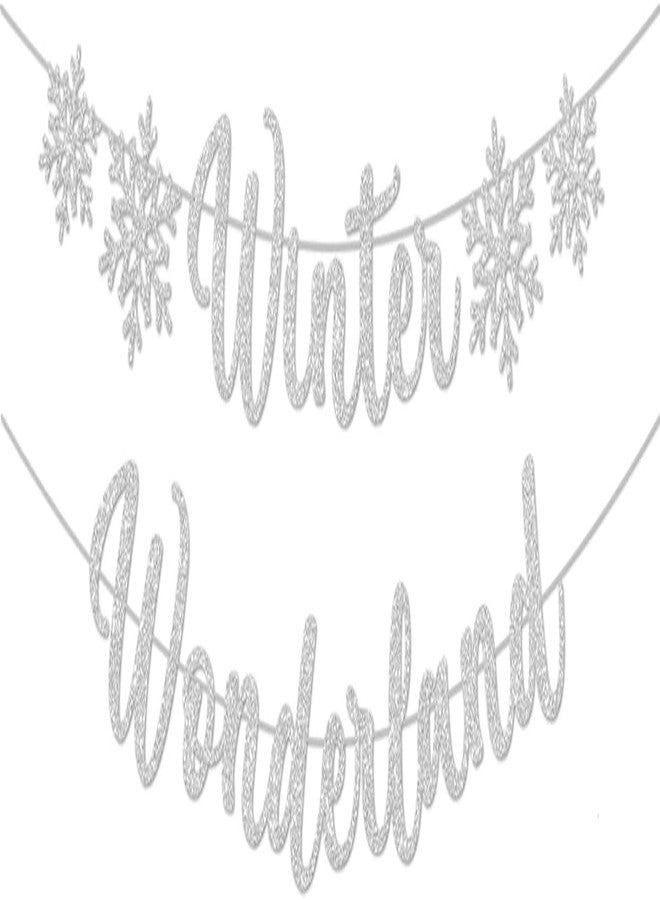 Confetti! Winter Wonderland Banners: Sparkling Snowflakes to Transform Your Festivities! - Image 2